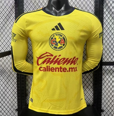 2627 Club America Home long sleeves Player Version Soccer Jersey